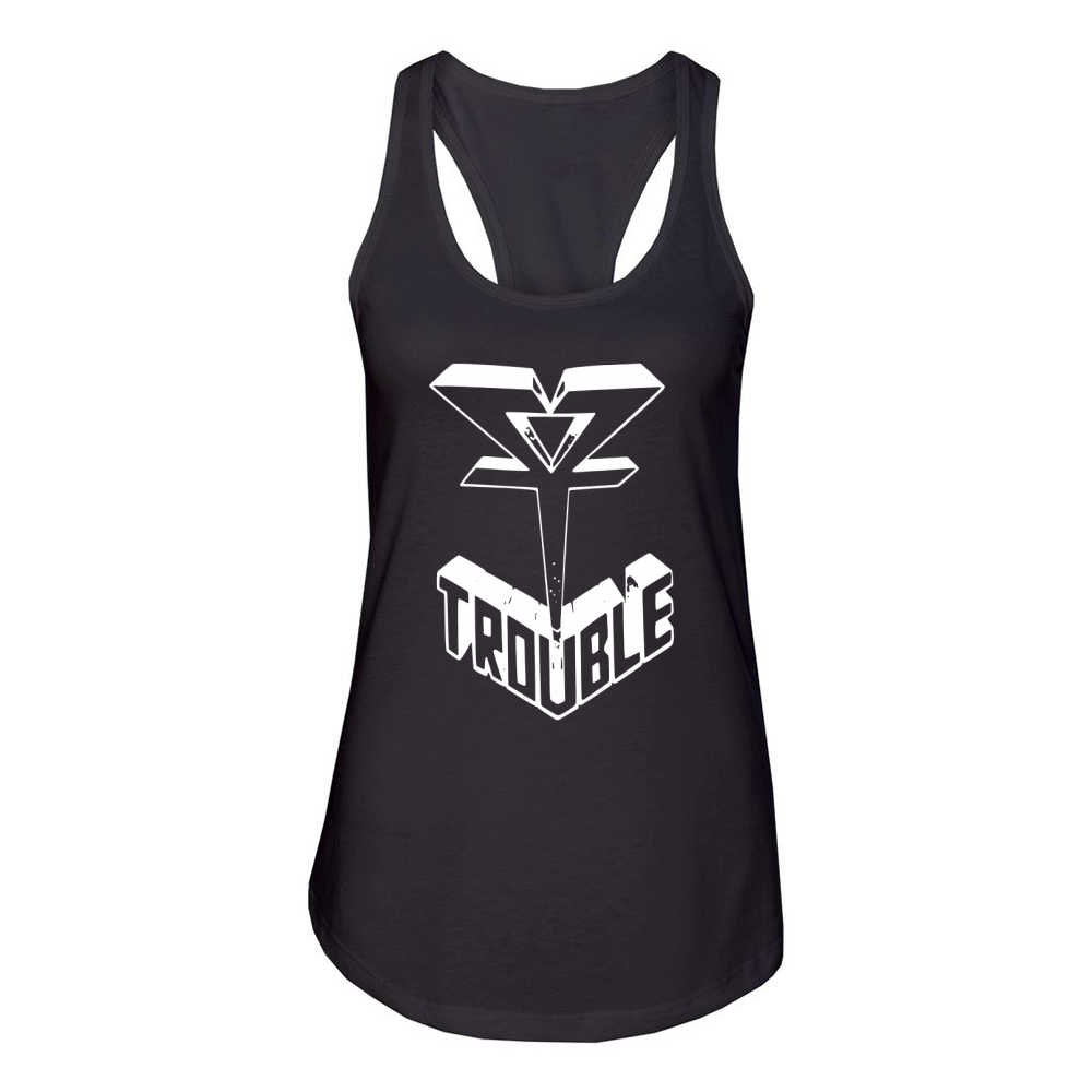 Trouble Band Tshirt Women's Racerback Tank