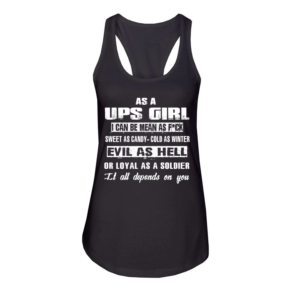 ups Women's Racerback Tank
