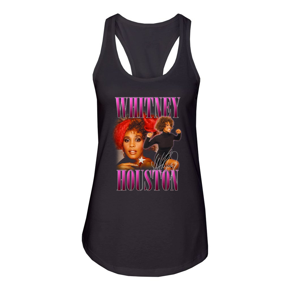 whitney houston Women's Racerback Tank