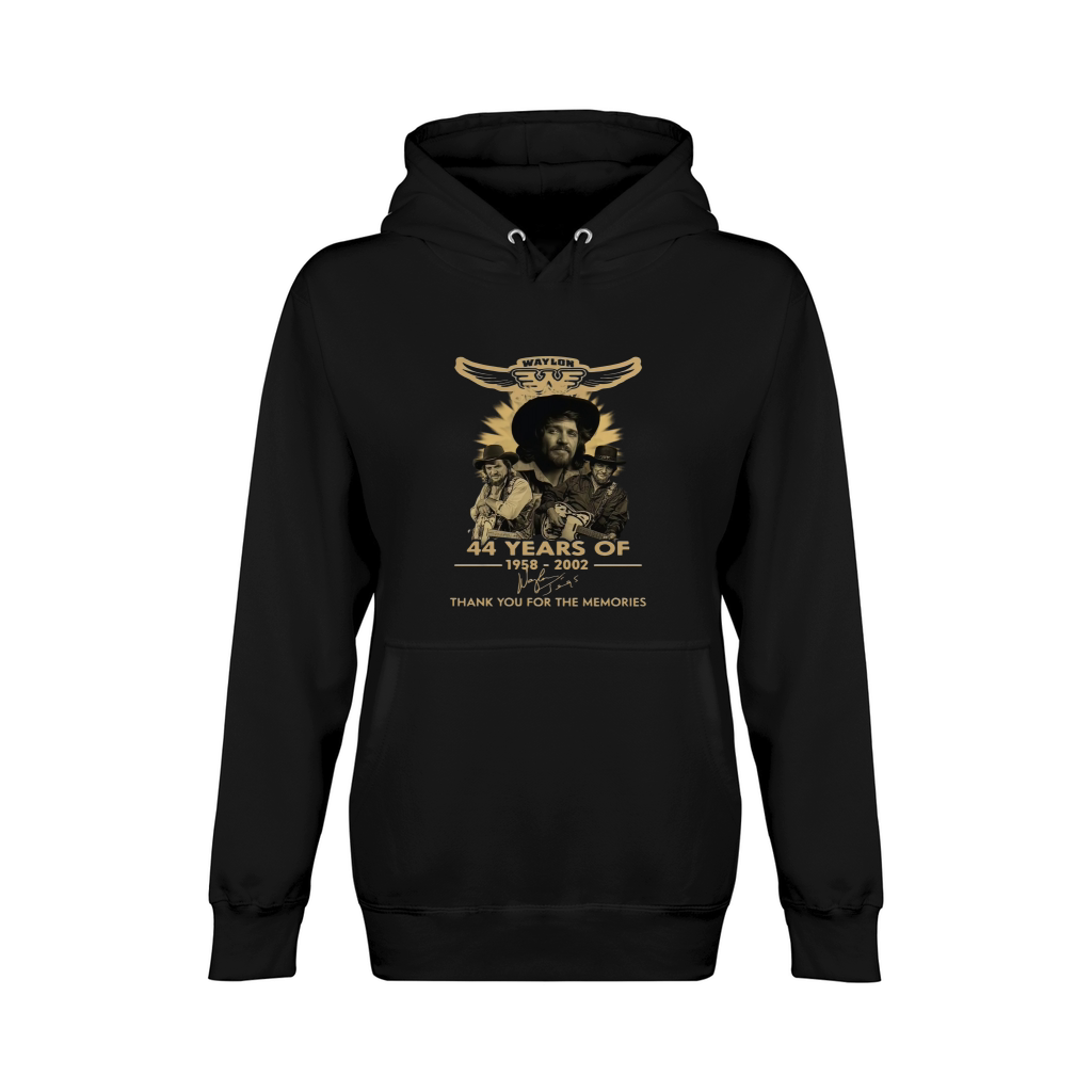 Official Waylon Jennings Signature Thank You For The Memories Unisex Premium Pullover Hoodie