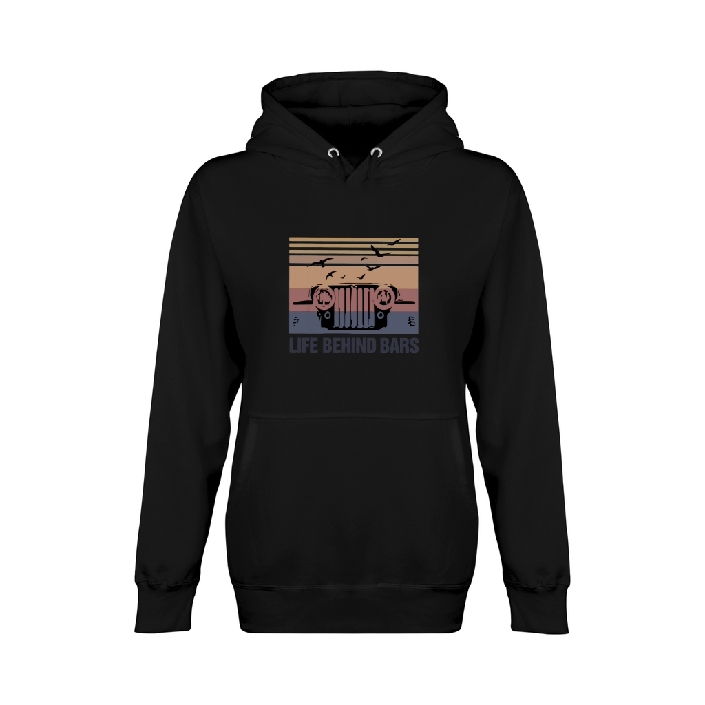 Vintage Jeep life behind bars shirt Unisex Premium Pullover Hoodie