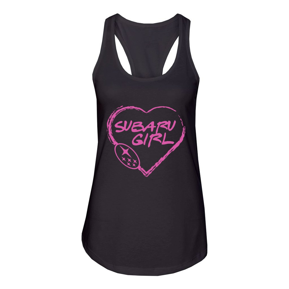 Subaru - subaru girl T shirt T-Shirt Women's Racerback Tank