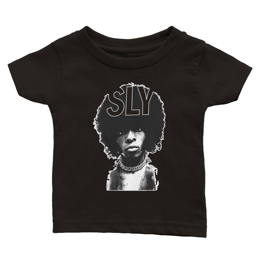 SLy Stone Portrait T-Shirt Classic Baby Crewneck T-shirt