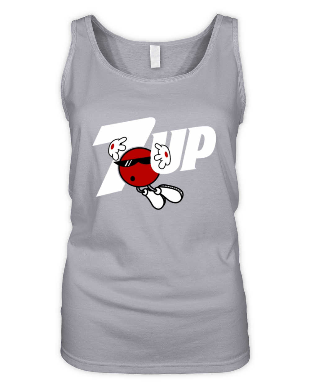 7up M Green T-Shirt Organic Women's Tank Top