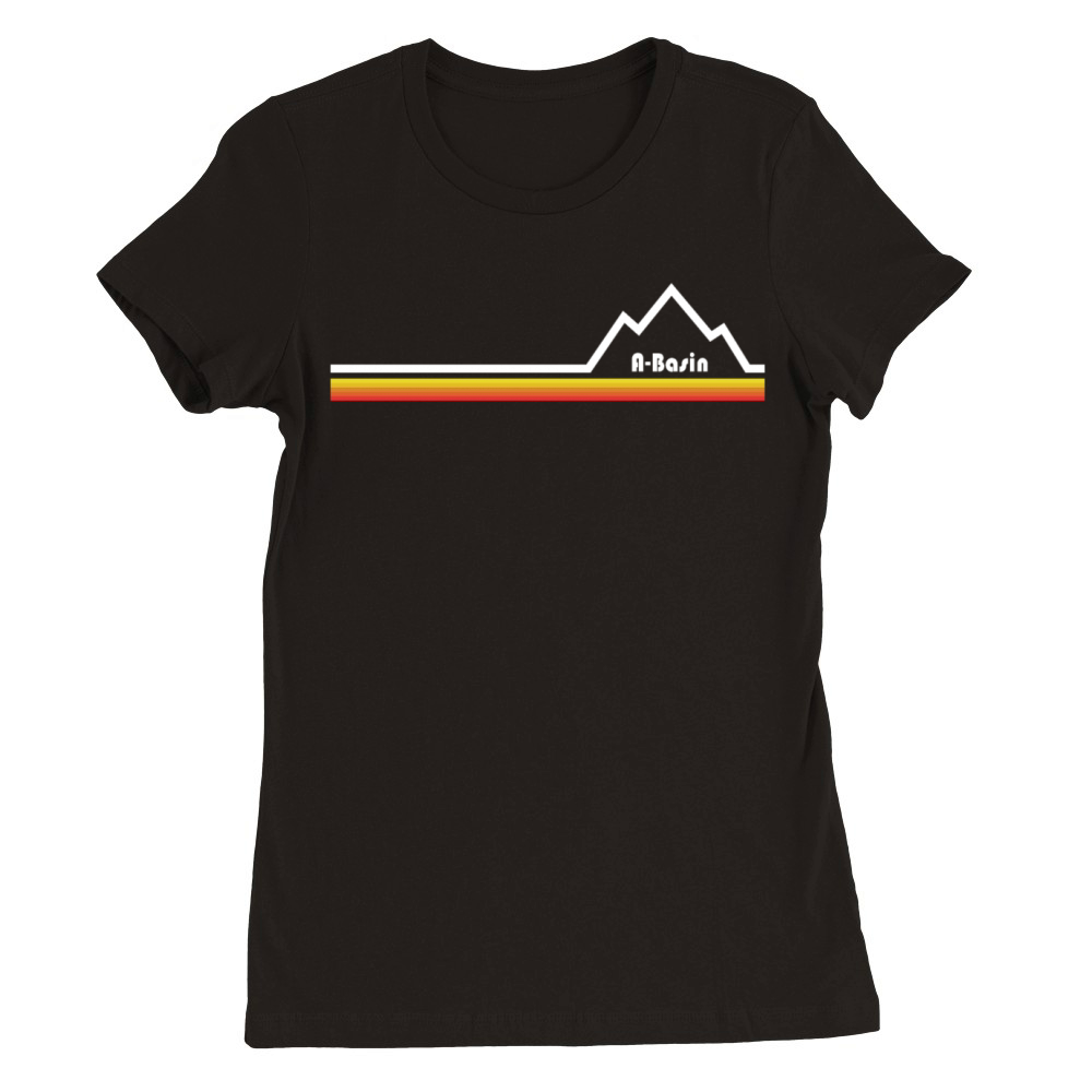 Arapahoe Basin Colorado Premium Womens Crewneck T-shirt