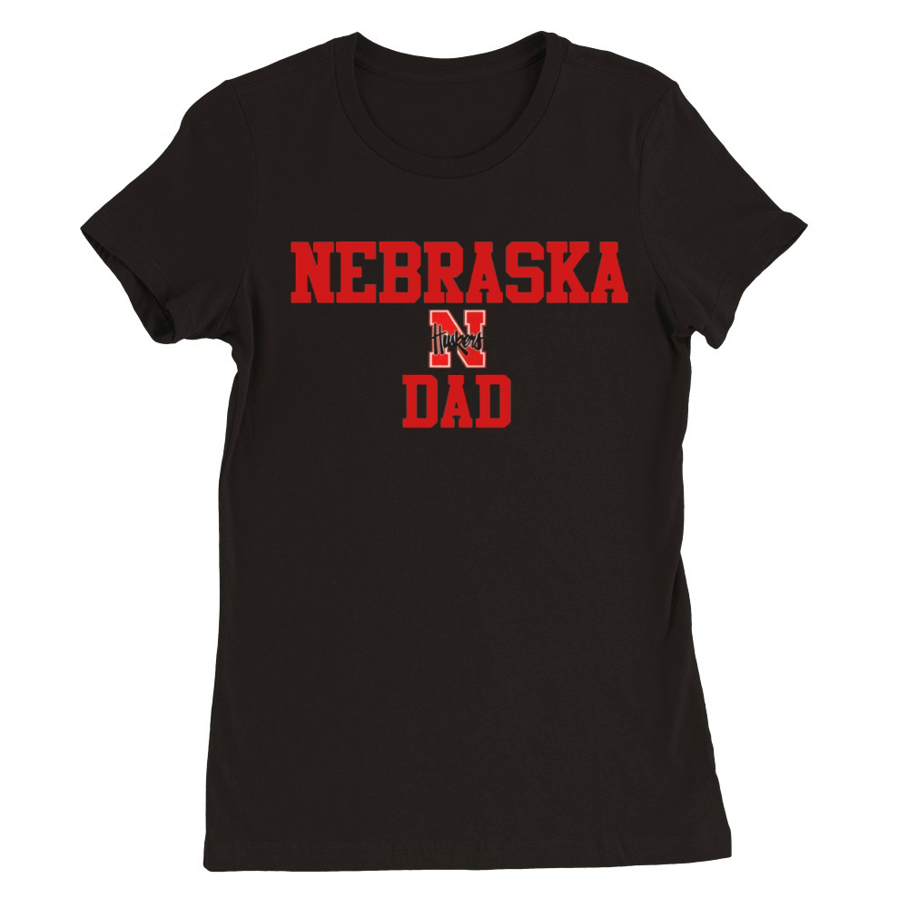 University of Nebraska DAD Premium Womens Crewneck T-shirt