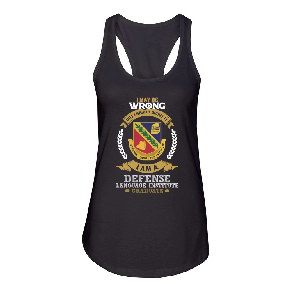 Defense Language Institute Women's Racerback Tank