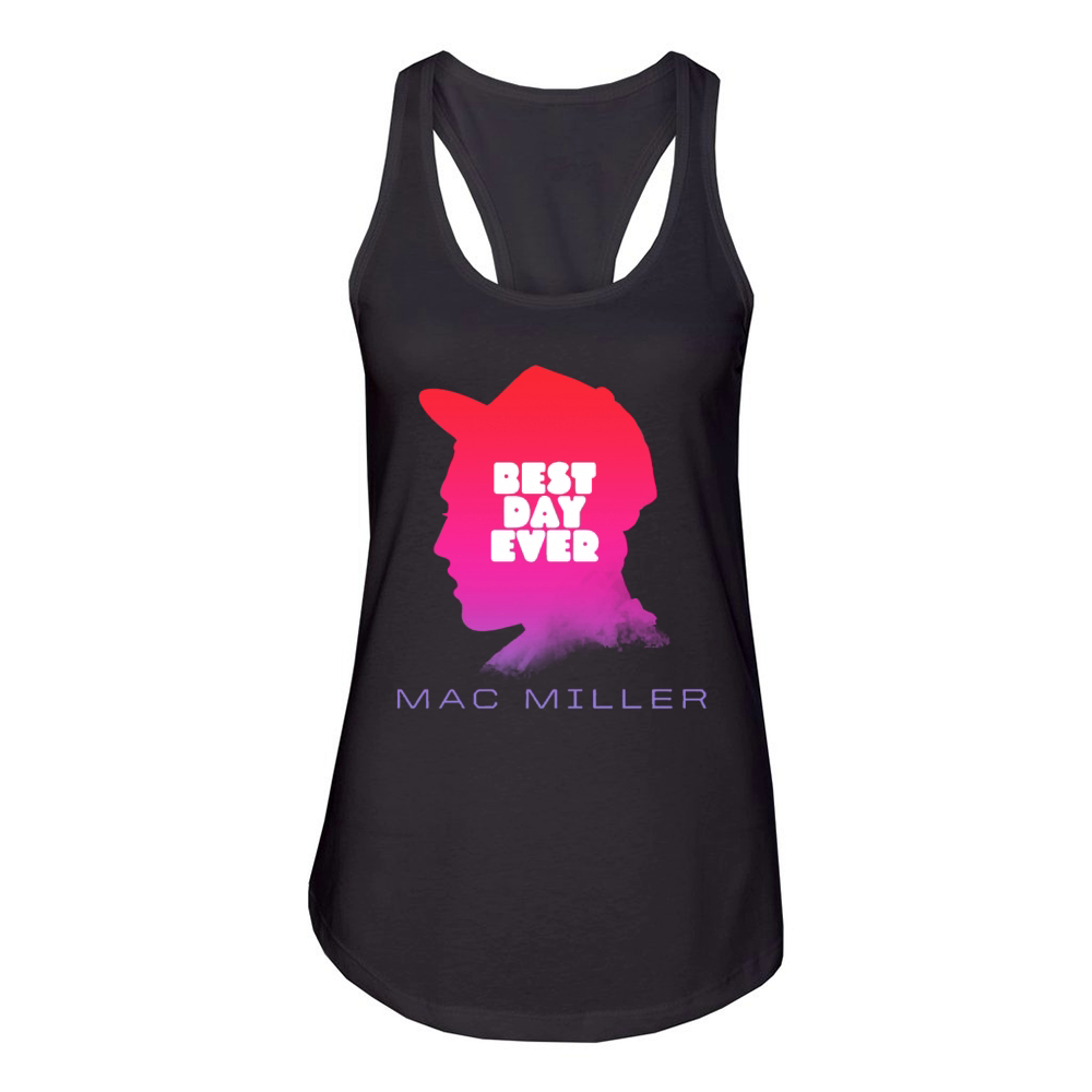 Mac Miller Best Day Ever Women's Racerback Tank