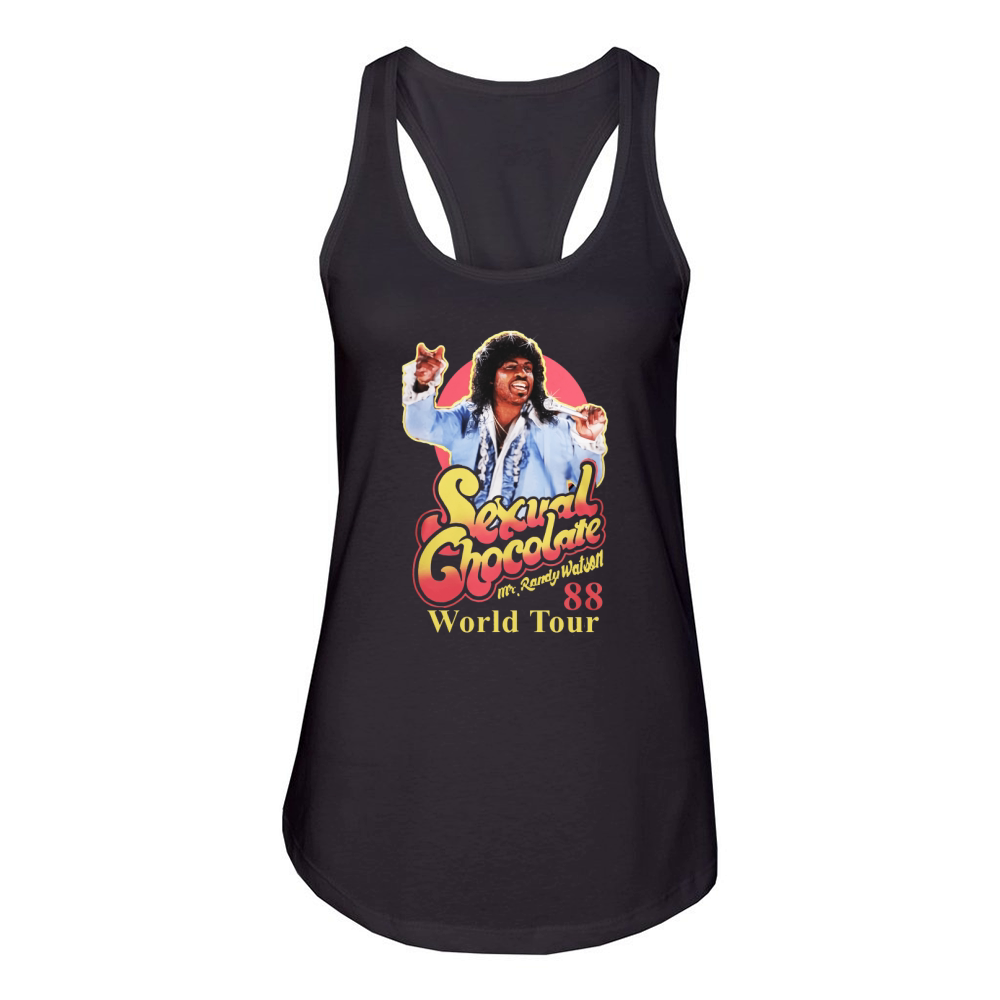 Mr Randy Watson World Tour 88 Sexual Chocolate shirt Women's Racerback Tank