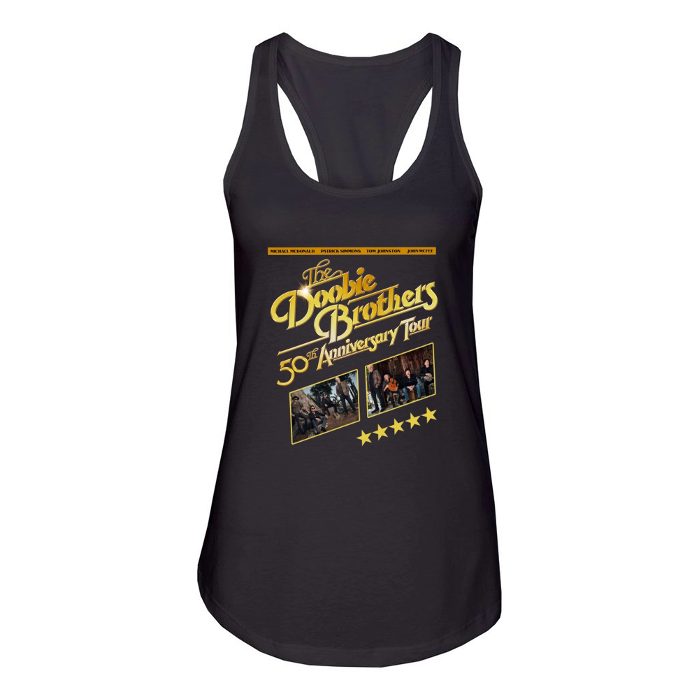 The Doobie Brothers 50th Anniversary Tour Women's Racerback Tank