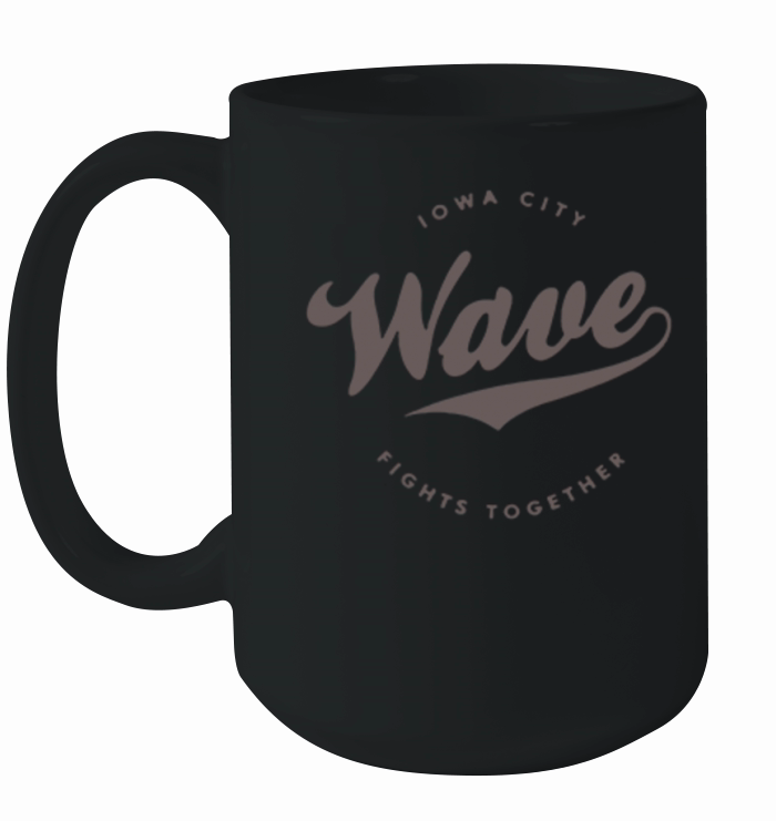 The Iowa Wave 2019 Iowa City Fights Together Shirt Ceramic Mug