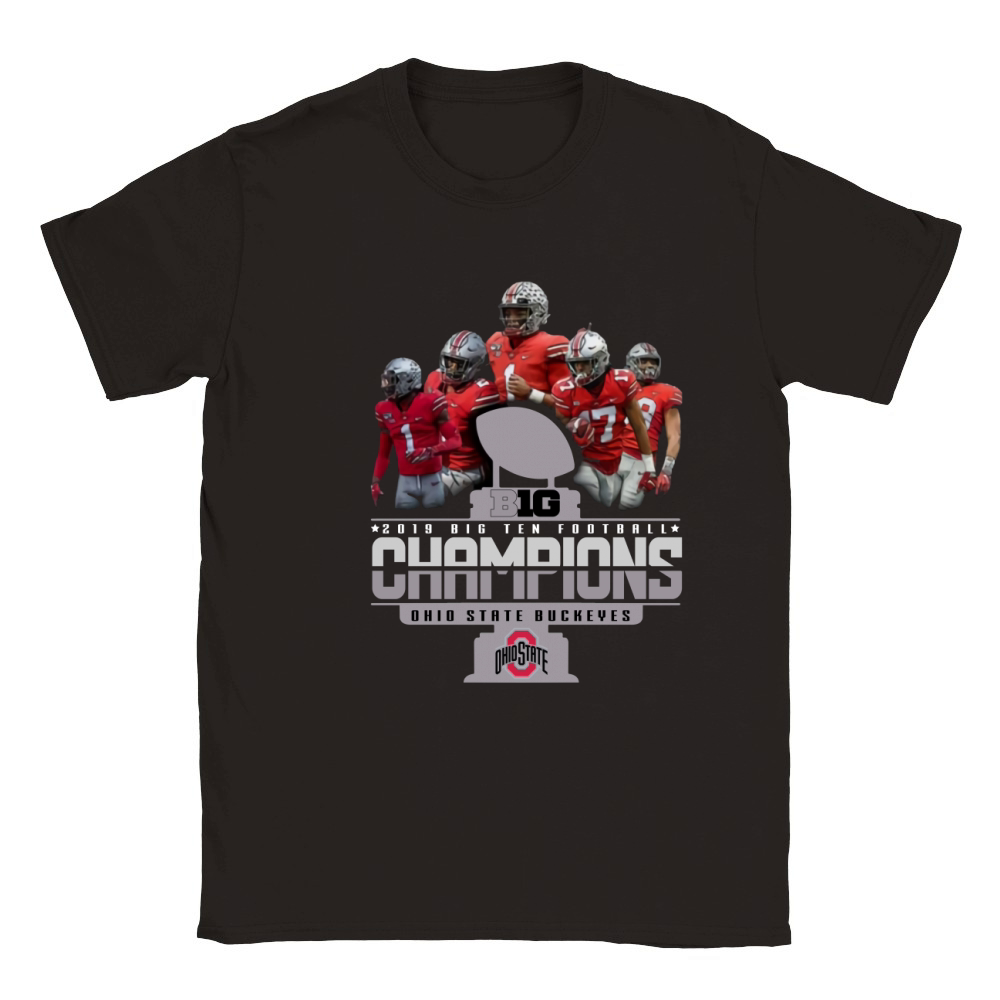 Big 2019 Big Ten Football Champions Ohio State Buckeyes shirt Classic Kids Crewneck T-shirt