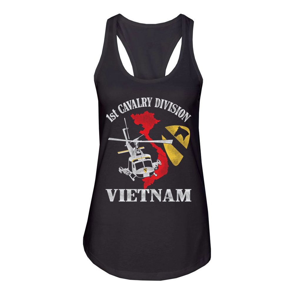 1ST CAVALRY DIVISION VIETNAM Women's Racerback Tank