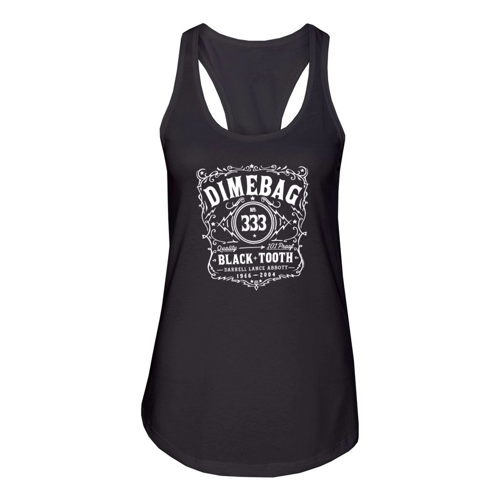 dimebag darrell whiskey Women's Racerback Tank