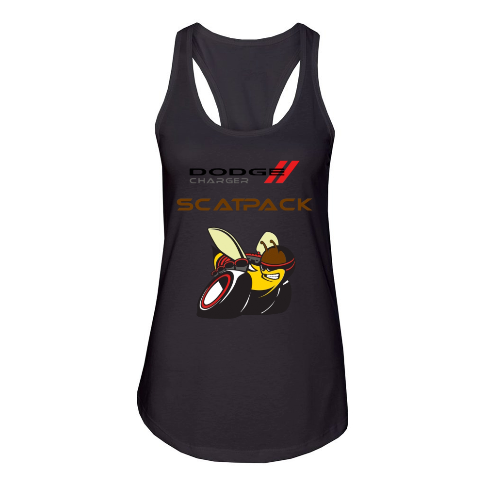 DODGE CHARGER SCATPACK Women's Racerback Tank