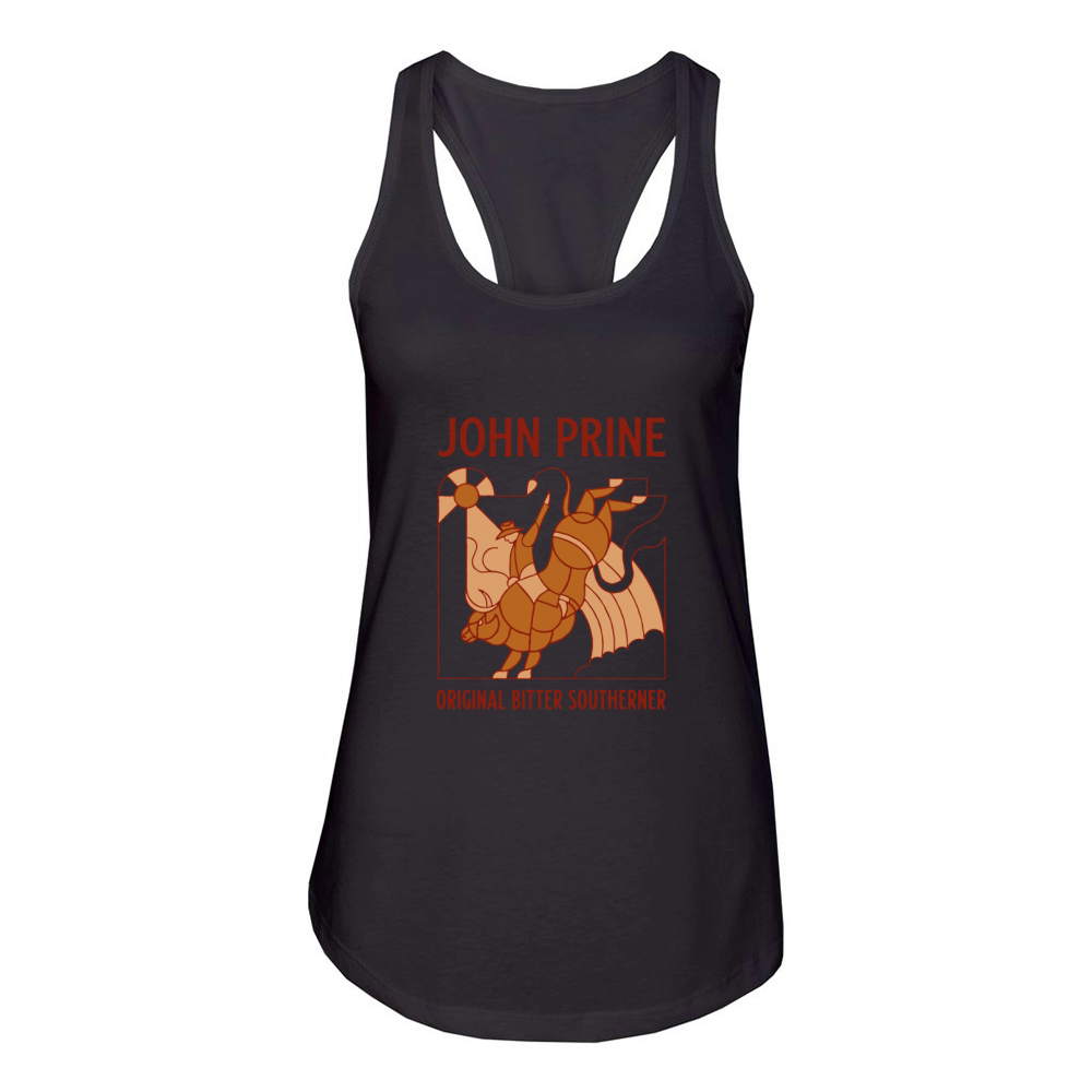 john prine original bitter southerner Women's Racerback Tank