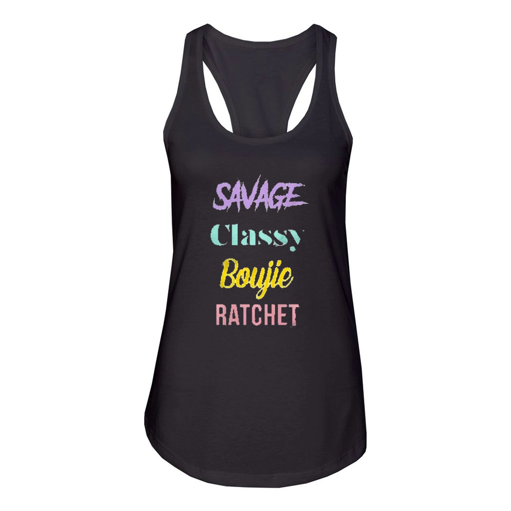 Meg Thee Stallion Savage Women's Racerback Tank