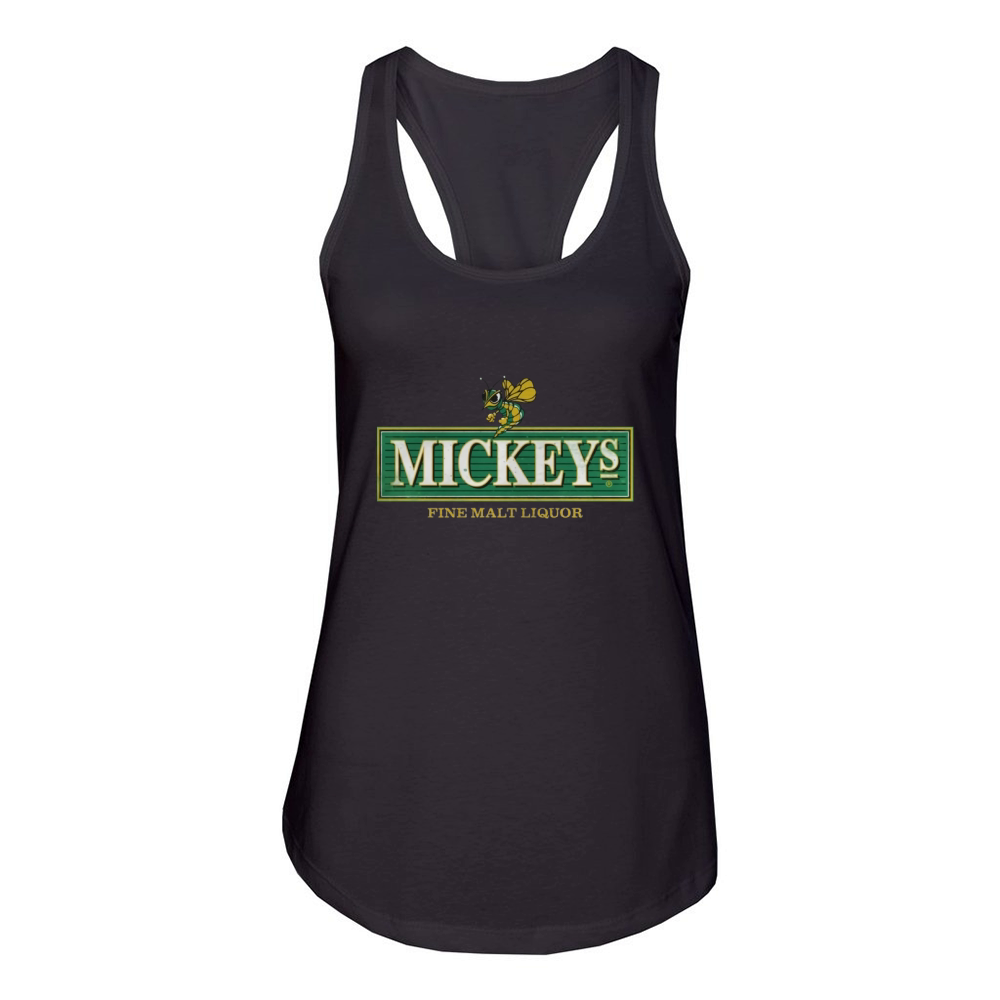 Mickeys Fine Malt Liquor Women's Racerback Tank