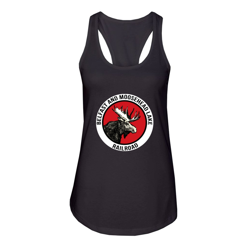 Moosehead Lake Railroad Women's Racerback Tank