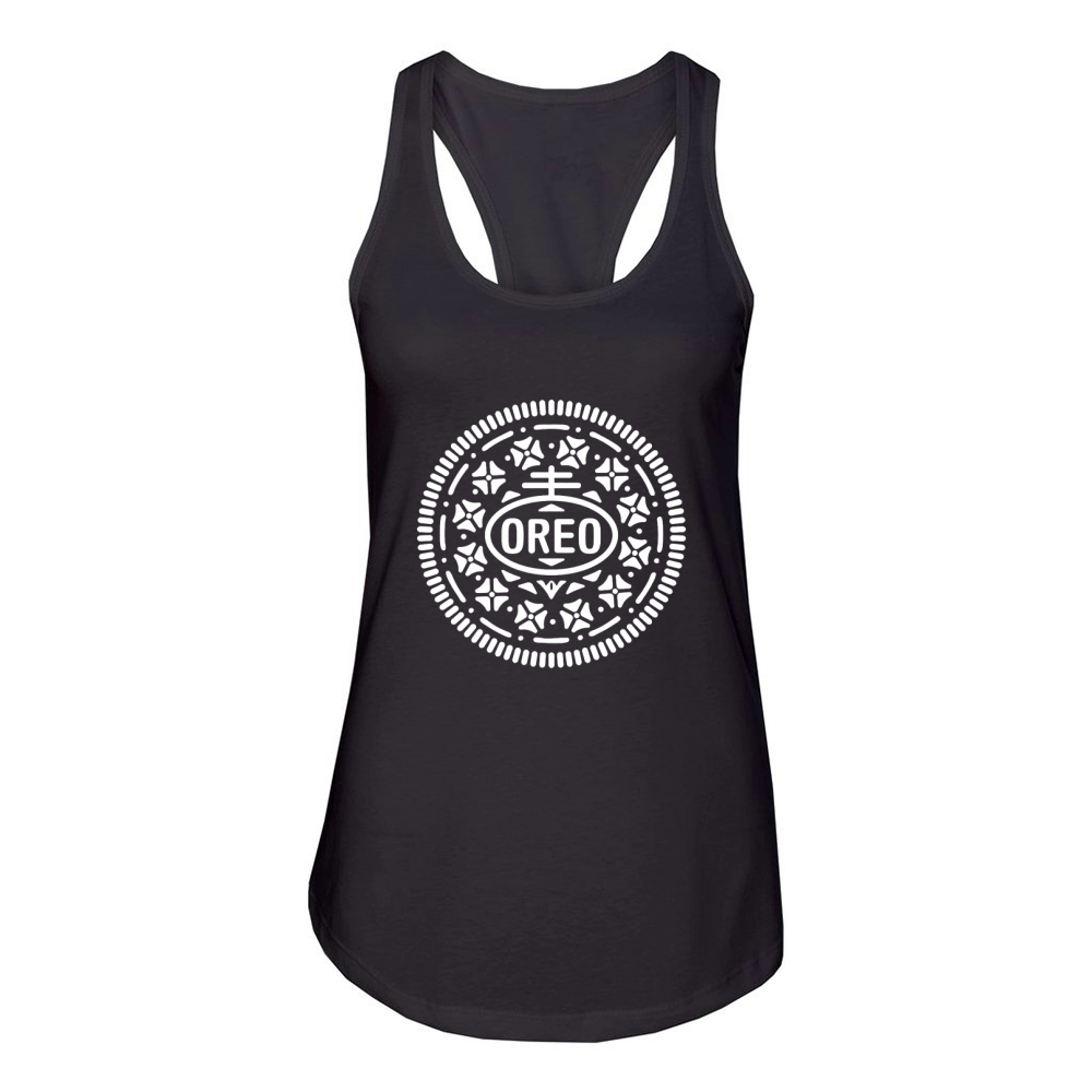 Oreo Cookie Logo Icon Women's Racerback Tank