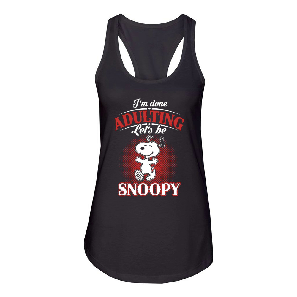 snoopy Women's Racerback Tank