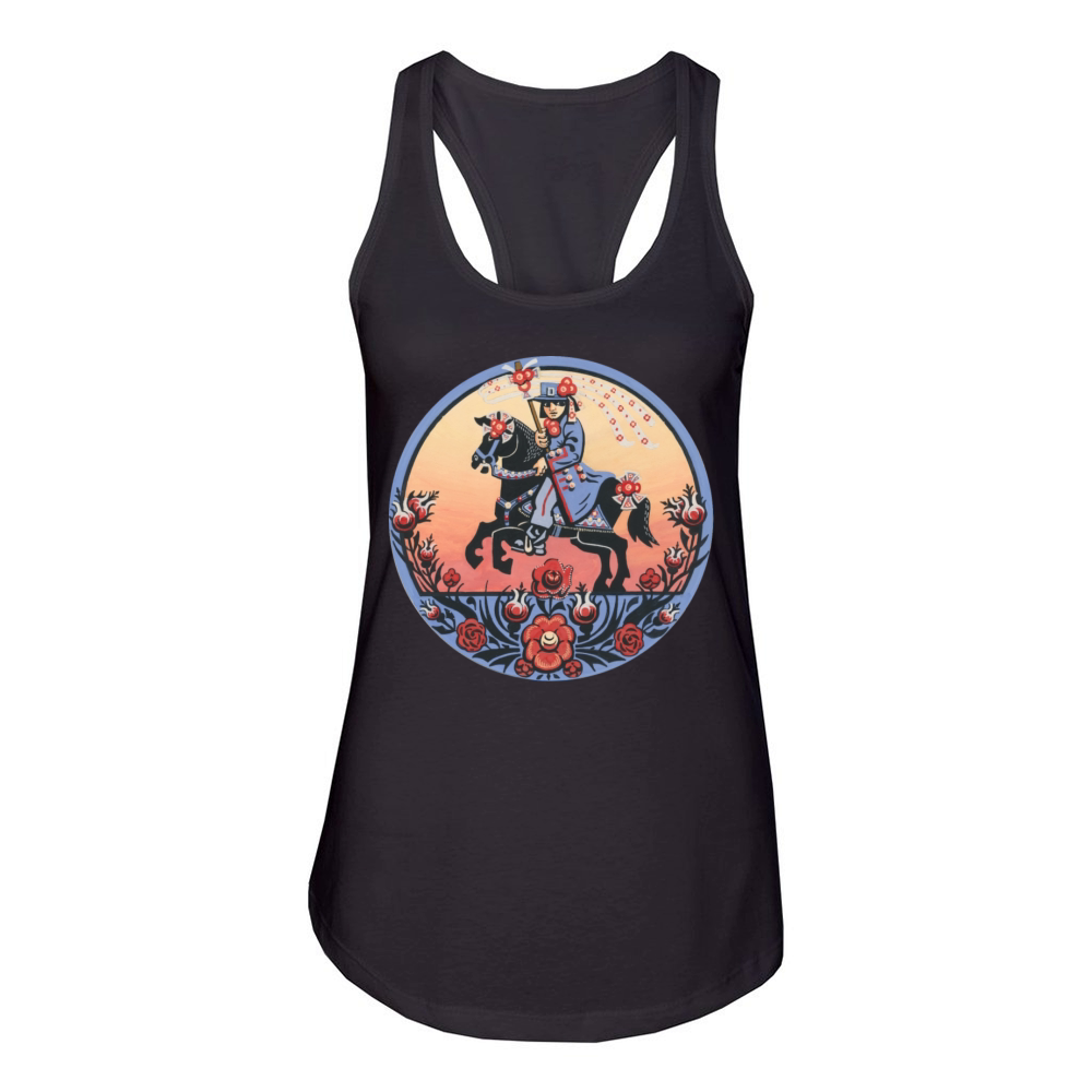 Sorbian wendish folklore - Braschka Women's Racerback Tank