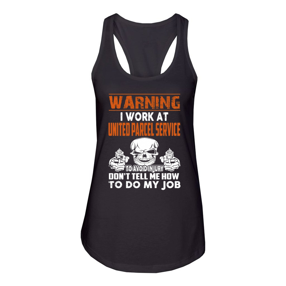 ups Women's Racerback Tank