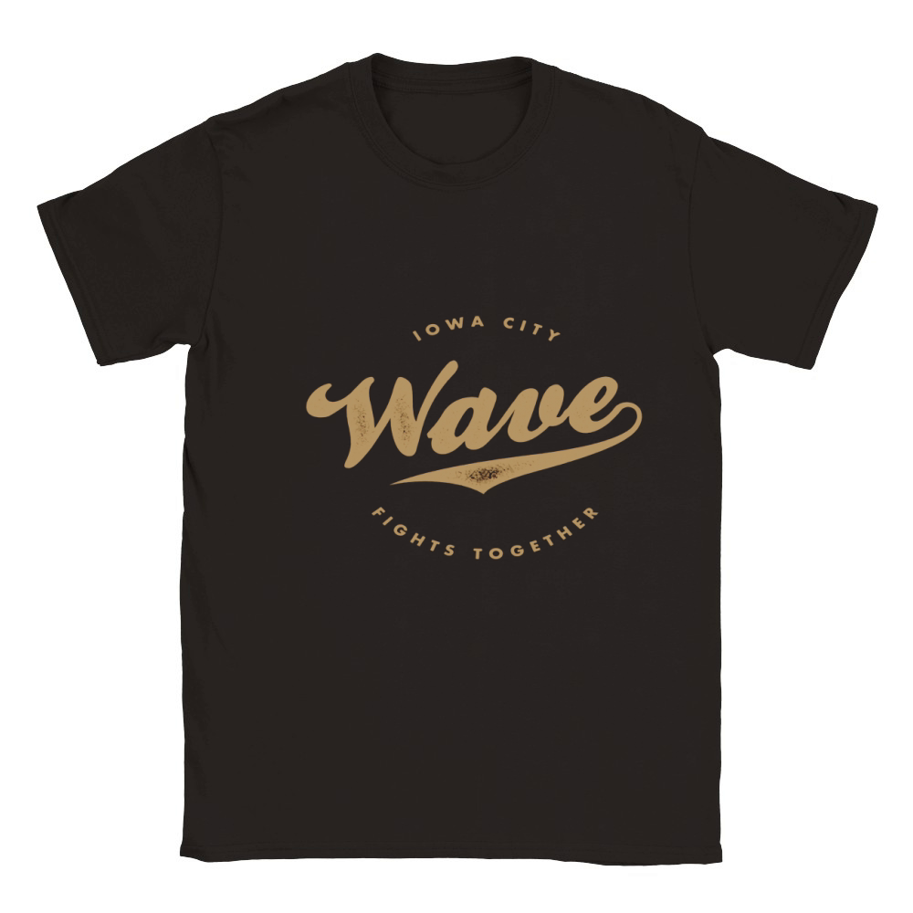 iowa wave Classic Kids Crewneck T-shirt