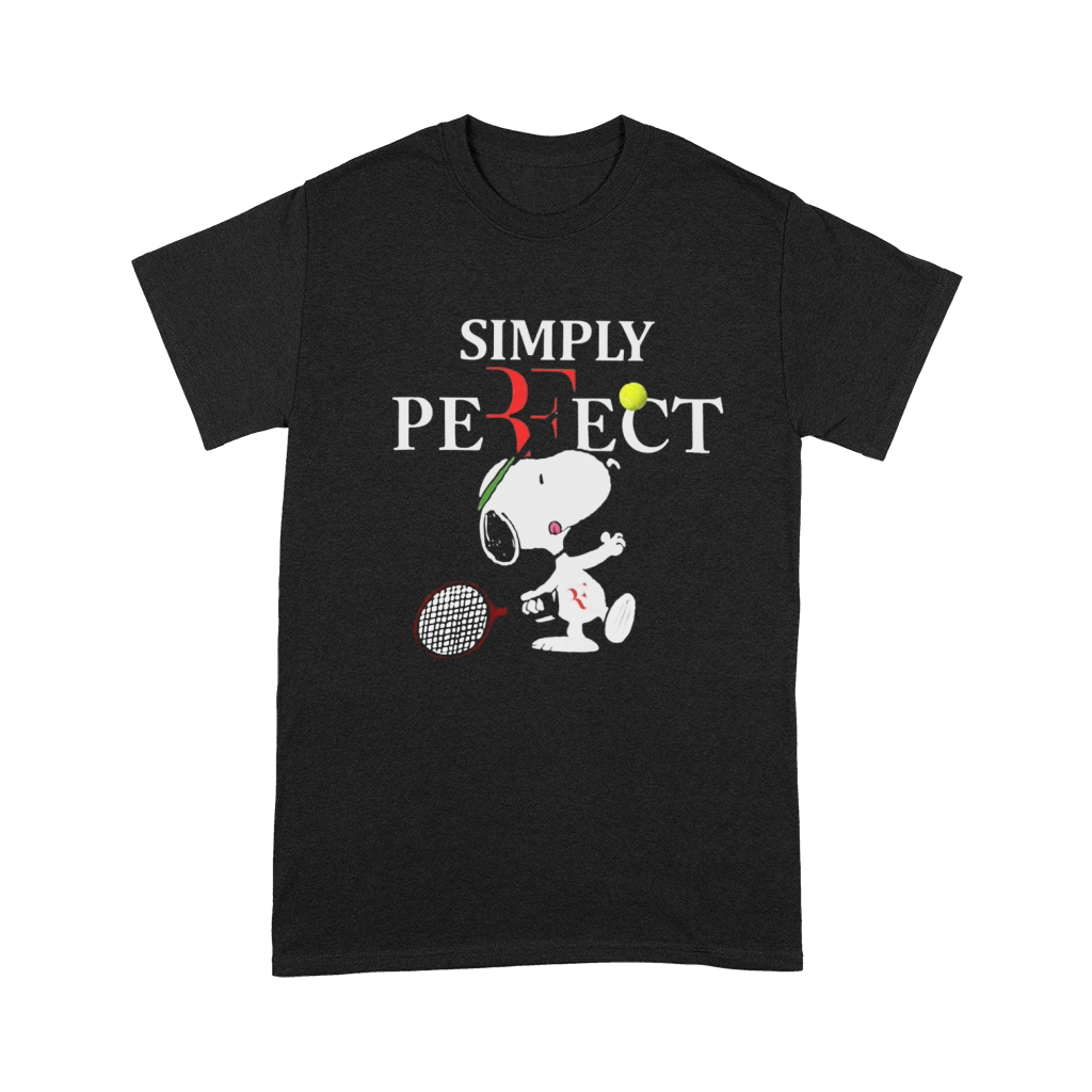 Roger Federer  Snoopy Simply Pefect Premium T-shirt