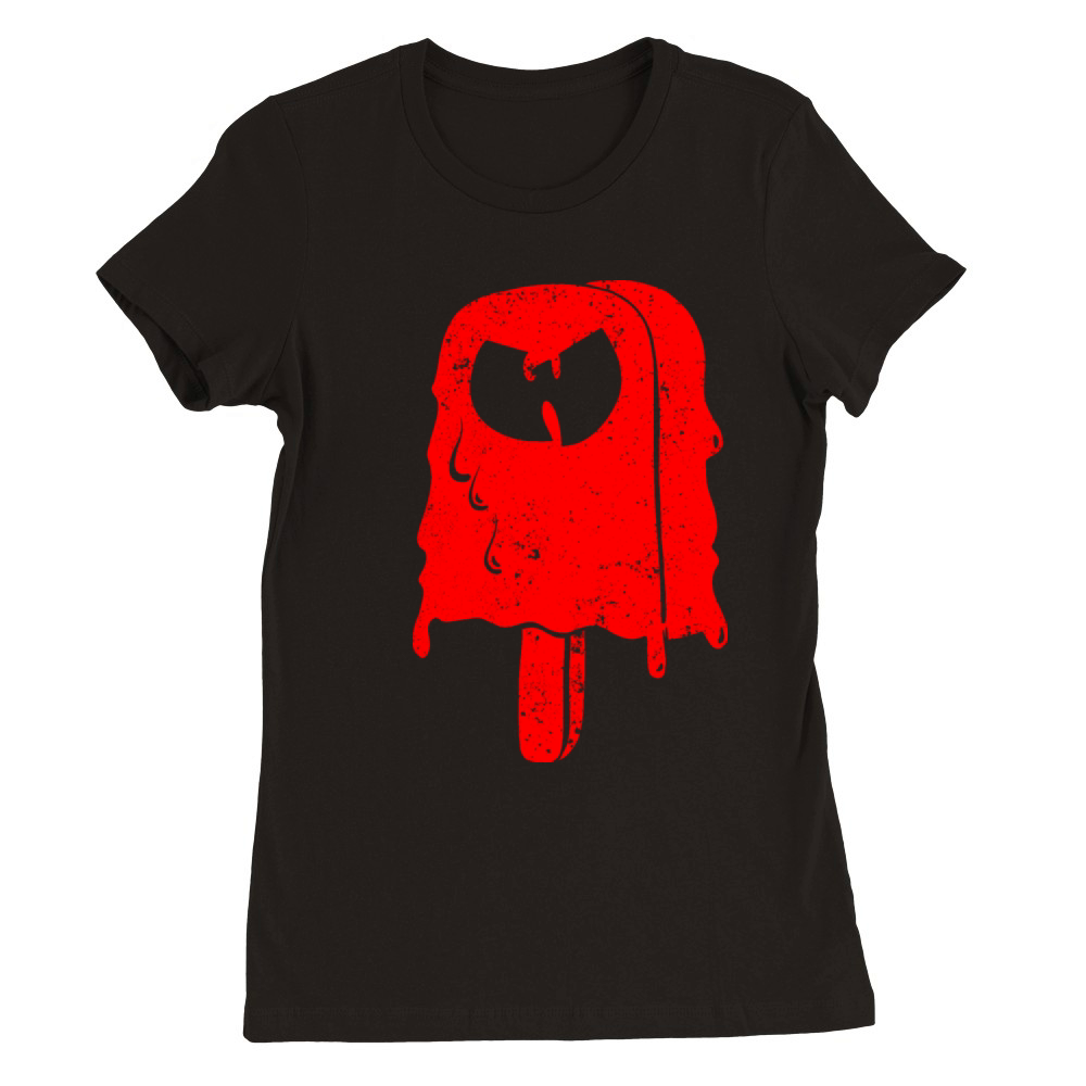 icecream wutang red Premium Womens Crewneck T-shirt