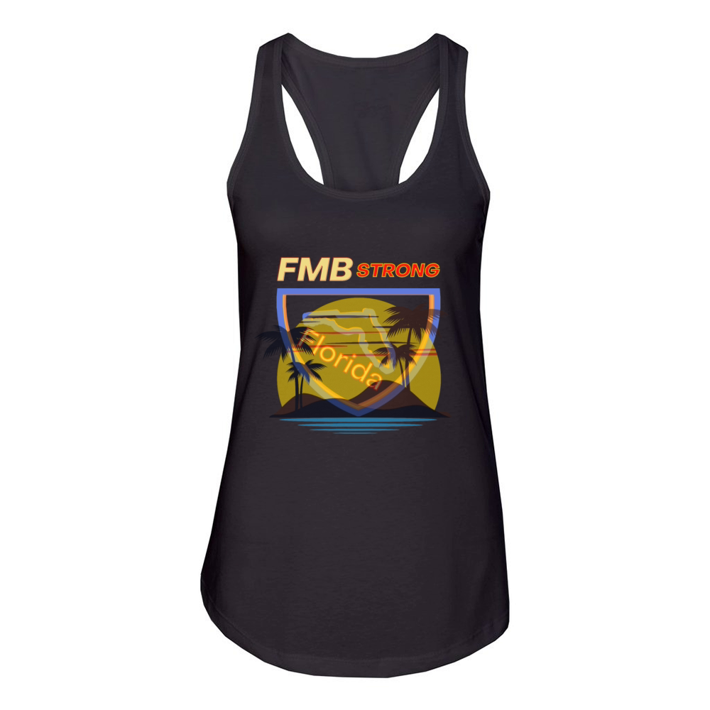 Fort Myers FMB STRONG HURRICANE Florida T Shirt Women's Racerback Tank