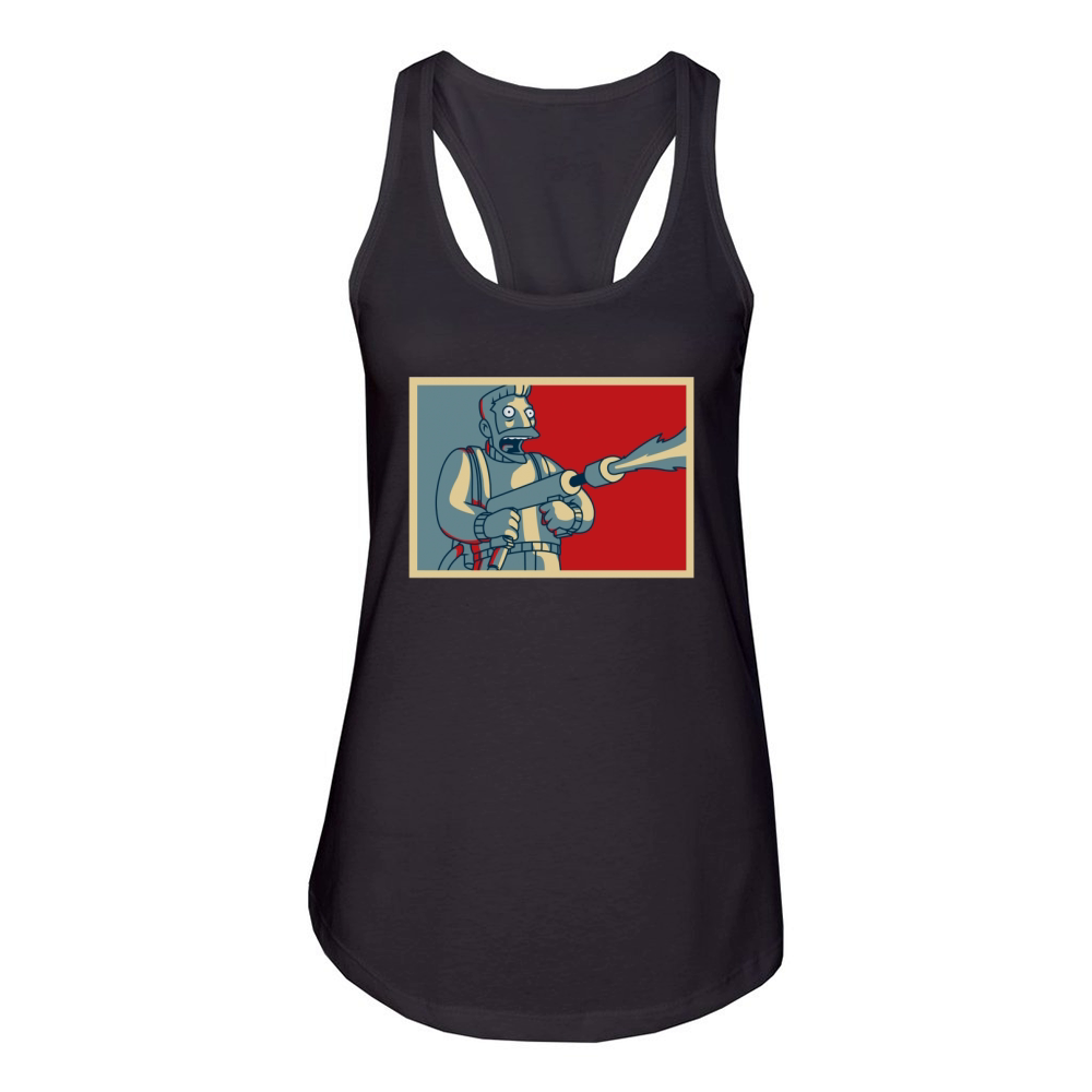 Hank Scorpio Women's Racerback Tank