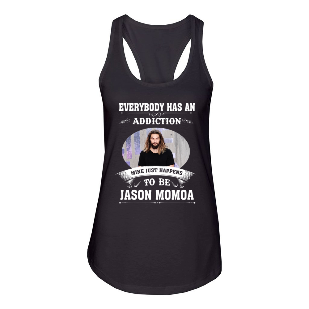 HAPPENS TO BE JASON MOMOA Women's Racerback Tank