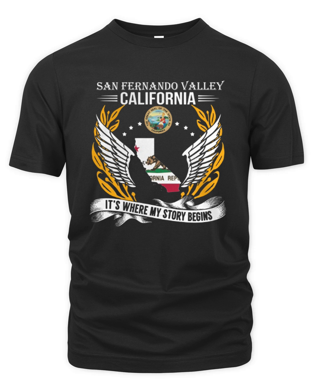 San Fernando Valley californiia it's where my story begins Organic Unisex T-shirt