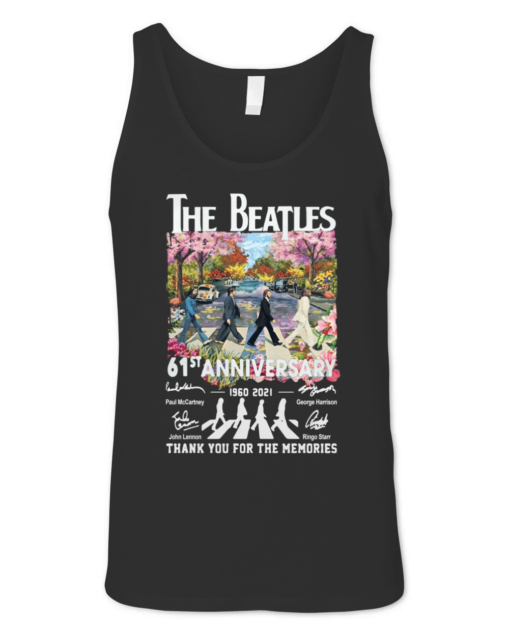 Abbey Road The Beatle 61st Anniversary 1960 2021 Thanks For The Memories Unisex Jersey Tank