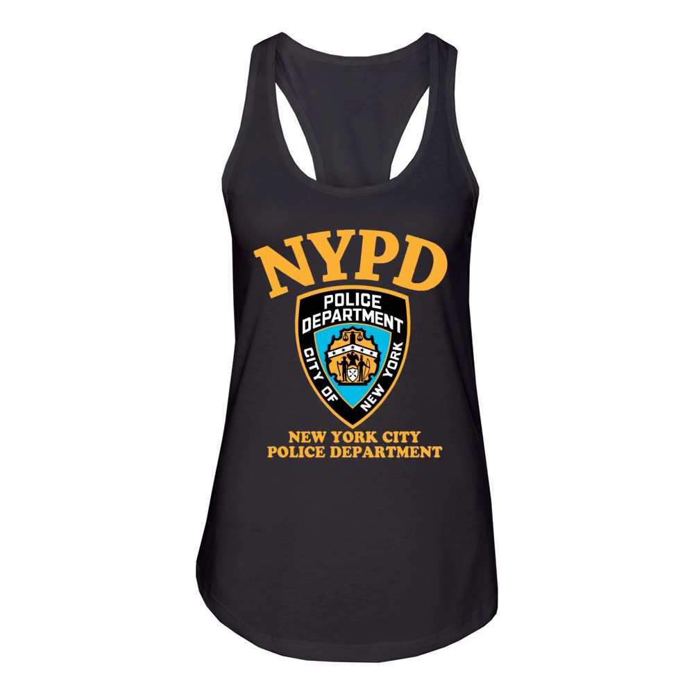 Color de NYPD: Departamento de Policía de la Ciudad de Nueva York Women's Racerback Tank