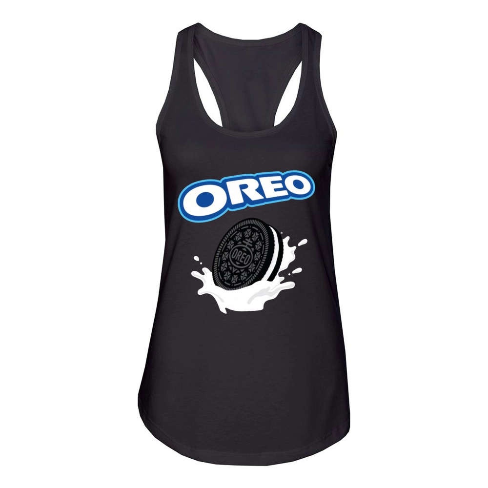 Oreo Logo with dunk Women's Racerback Tank