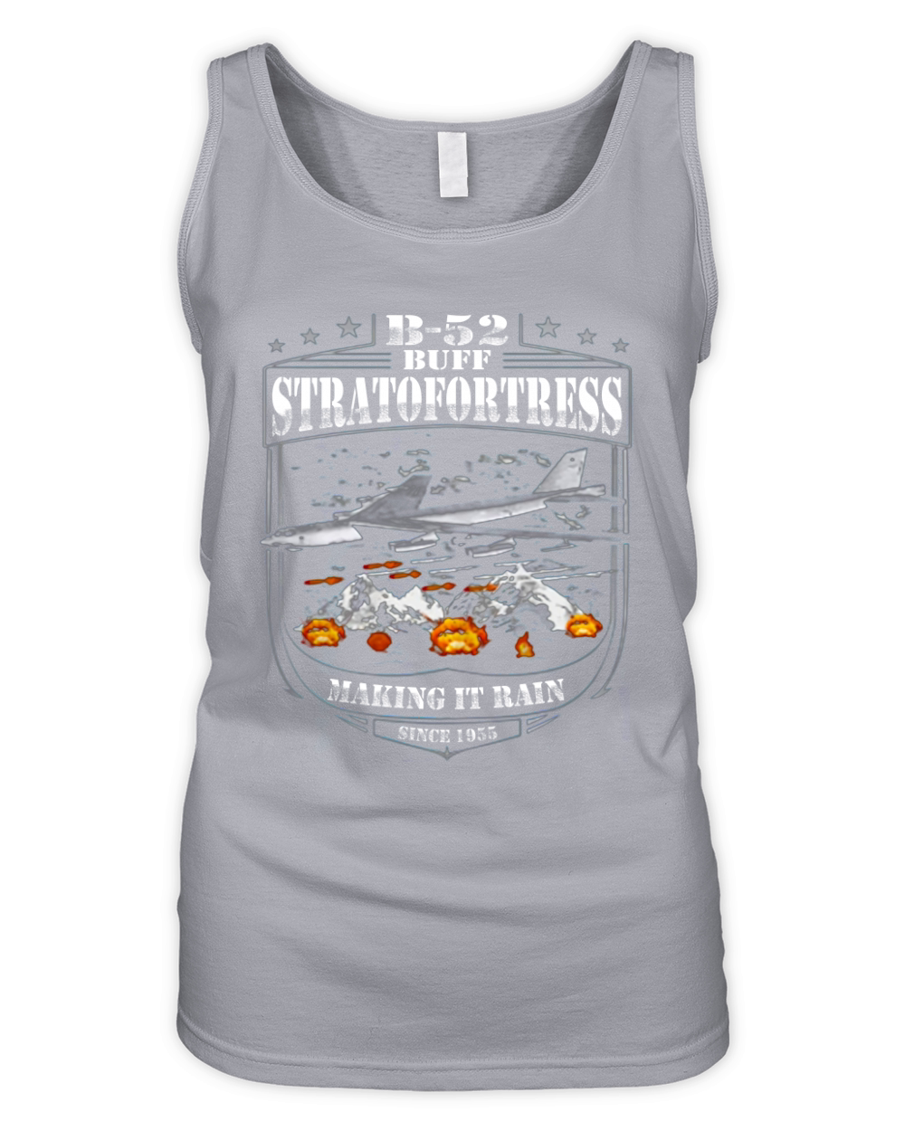 B-52 STRATOFORTRESS - MAKING IT RAIN TSHIRT Organic Women's Tank Top
