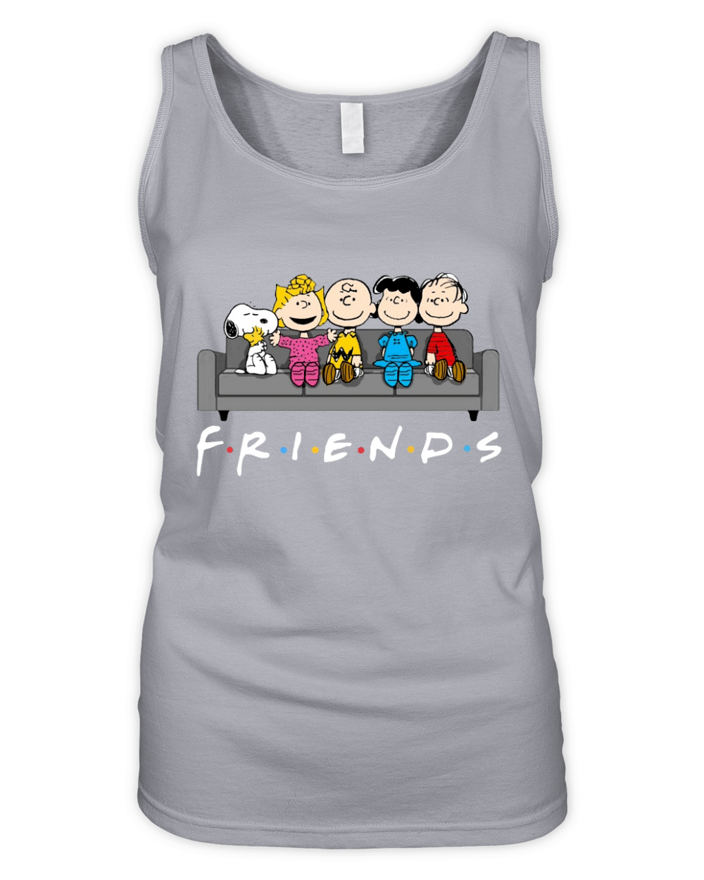 Peanuts Snoopy Friends Organic Women's Tank Top