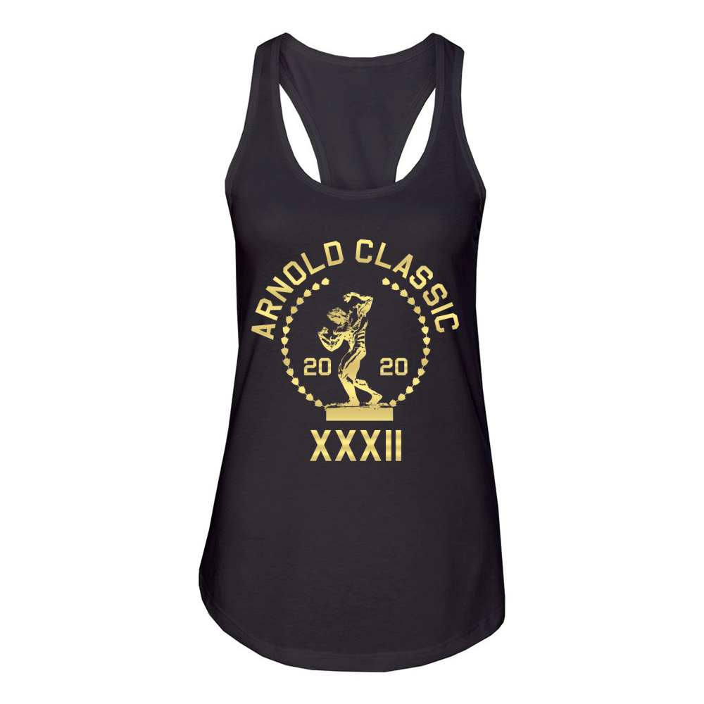 Arnold Classic gold Women's Racerback Tank