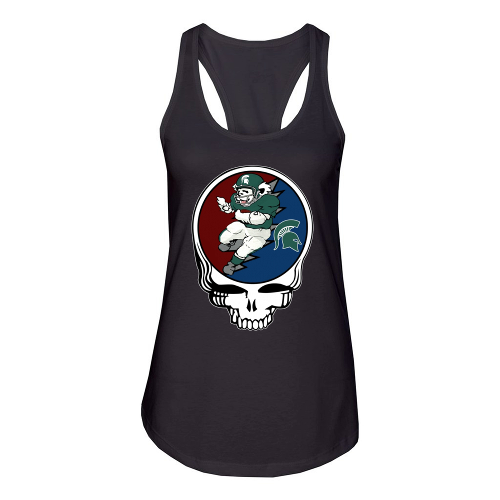 GratefulDead Michigan State Spartans Women's Racerback Tank