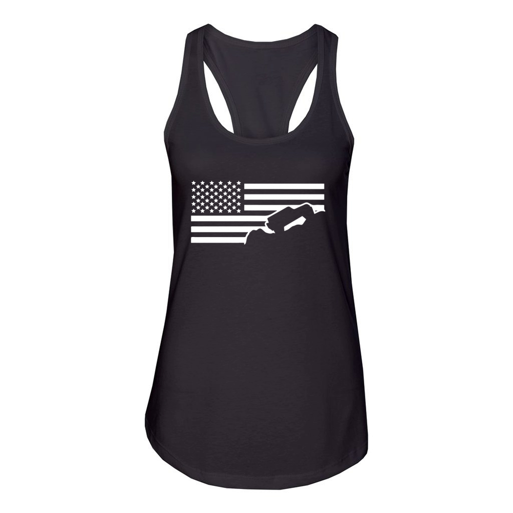 JEEP FLAG Women's Racerback Tank