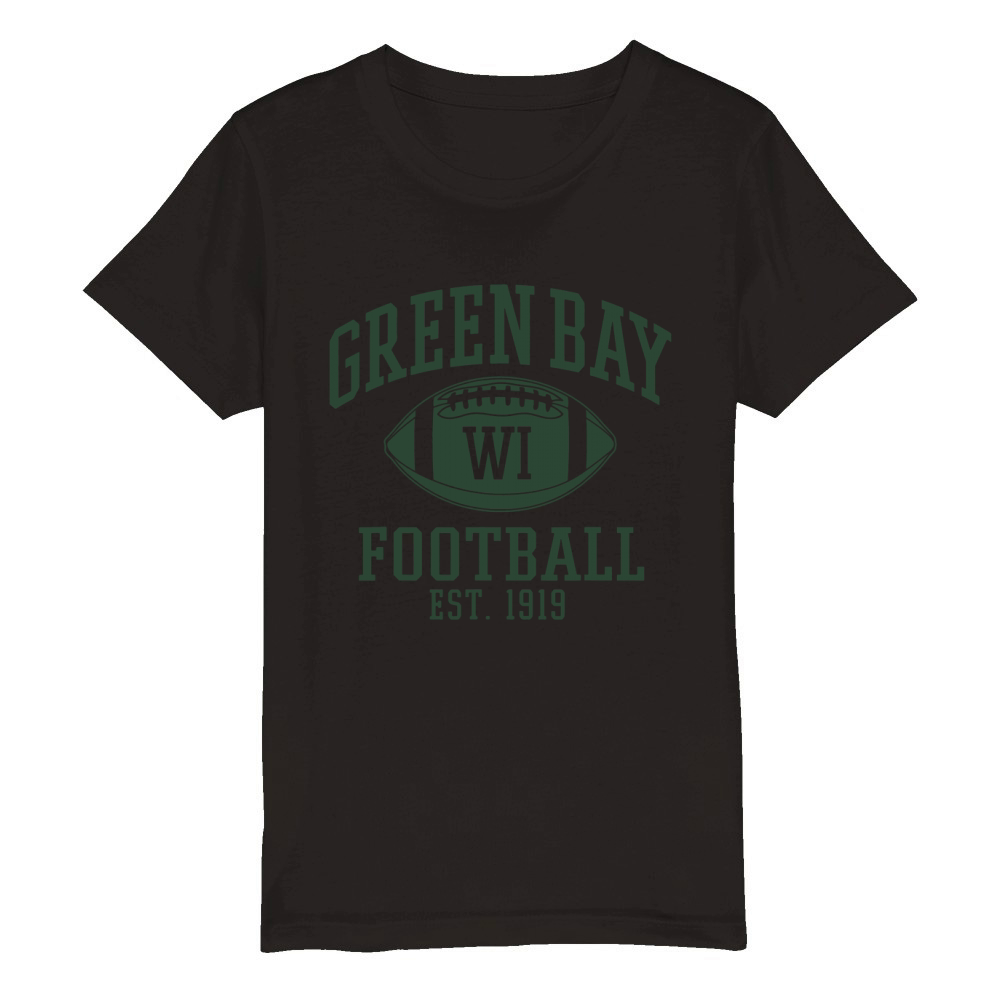 Green Bay Football Est 1919 – T-shirt Organic Kids Crewneck T-shirt
