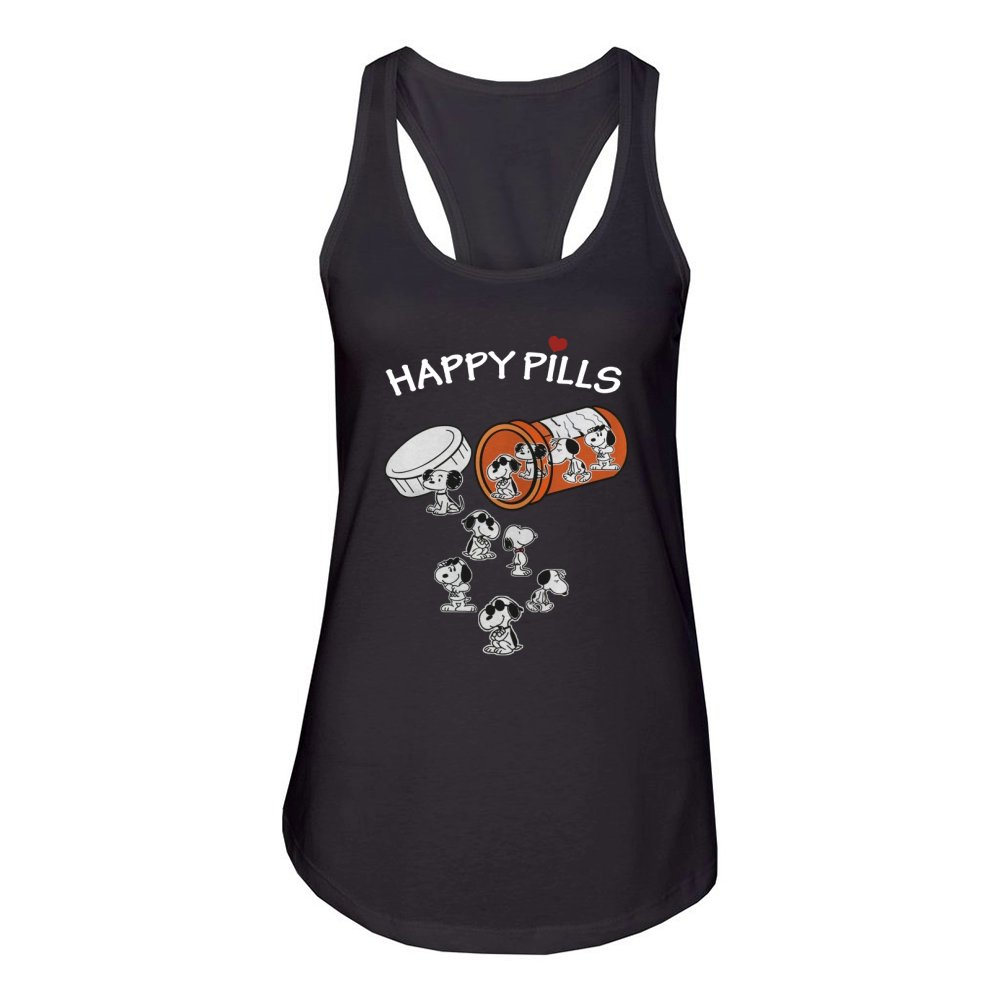 Pills Snoopy Women's Racerback Tank
