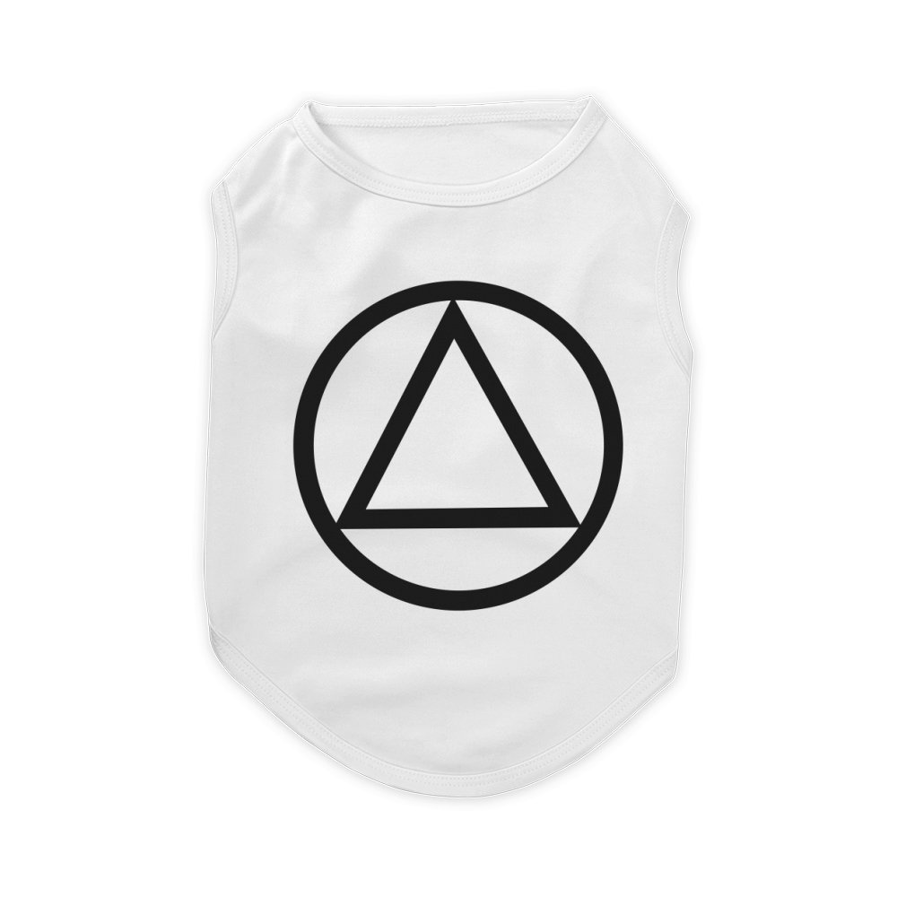 AA 12 Step Unity Service Recovery Logo T-Shirt Pet T-Shirt