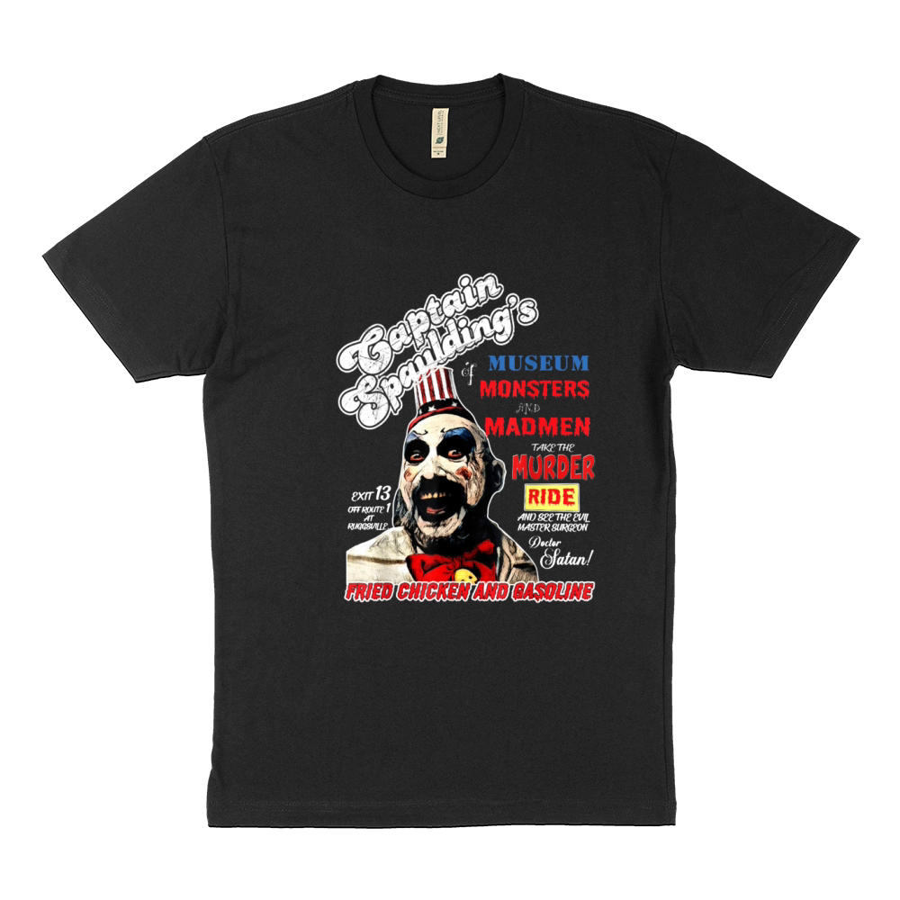 Captain Spaulding Museum Monsters Legends Never Die shirt Sustainable T-Shirt