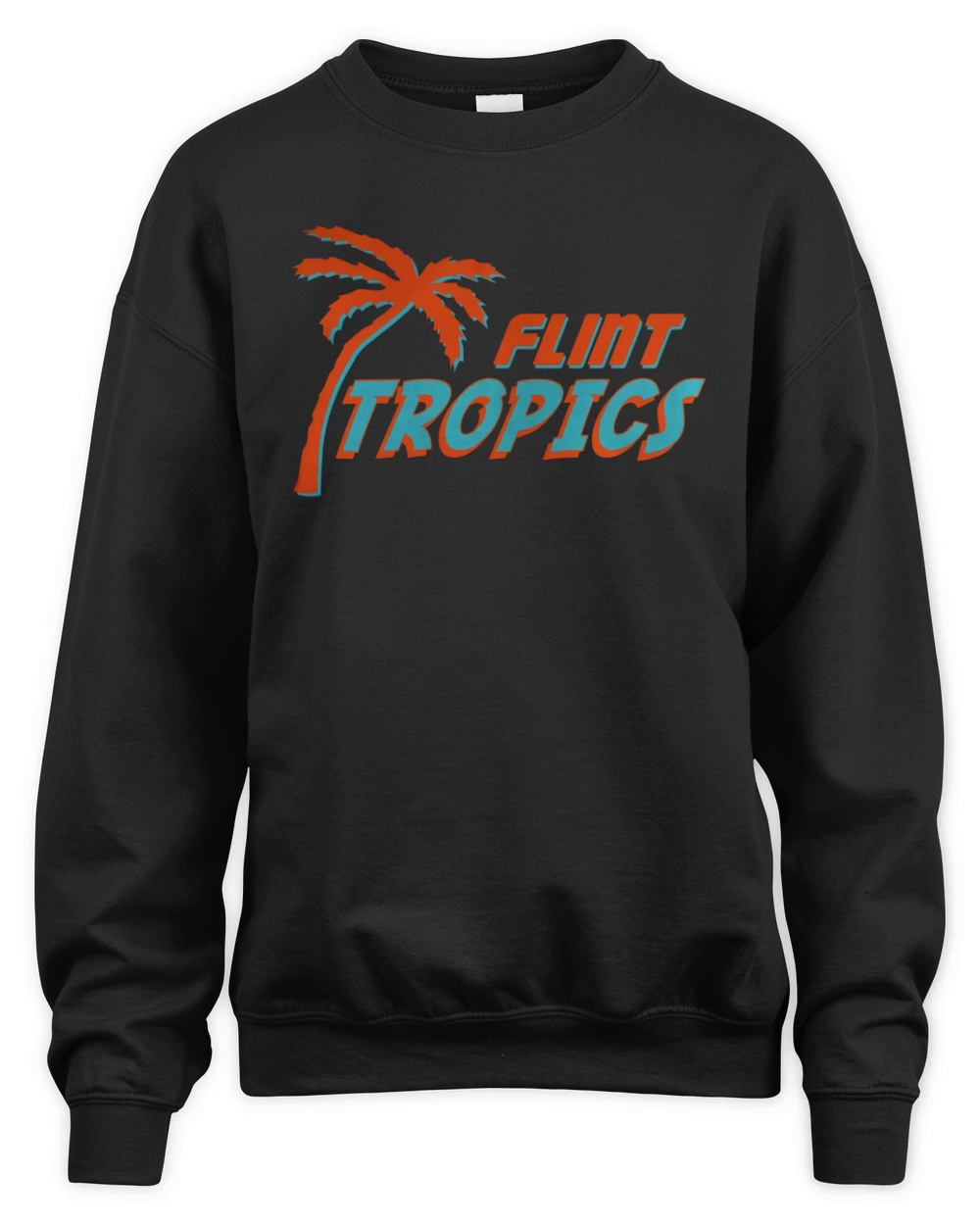 T-shirts noirs semi pro Flint tropics Unisex Premium Crewneck Sweatshirt