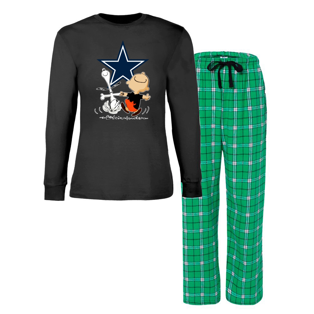 Snoopy Cowboys fans Women's Christmas Pajamas - Designed by Nesklonost