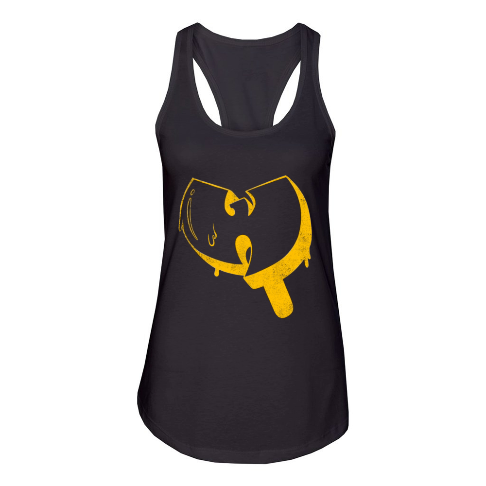 ice cream wutang yellow Women's Racerback Tank