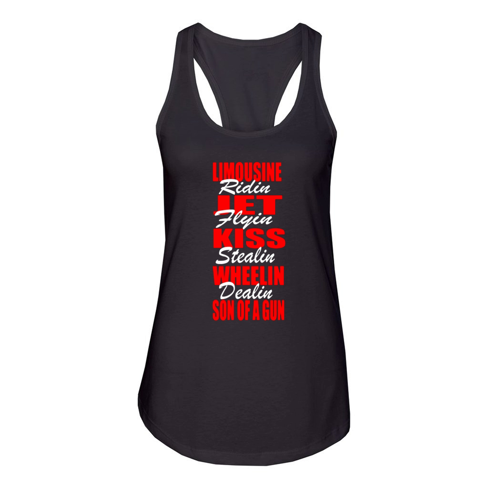 Ric Flair Woo Four Horsemen Wrestling Women's Racerback Tank